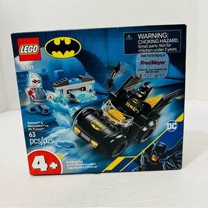 LEGO DC Batman & Batmobile vs. Mr. Freeze Building Toy for Preschoolers 76301